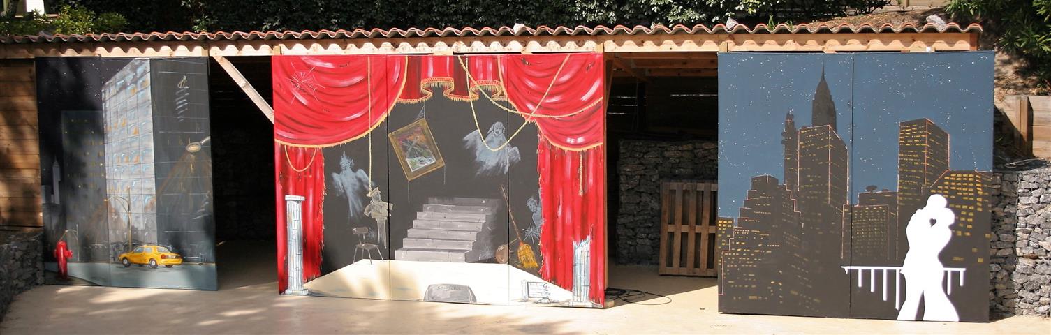 décor d'un vieux théatre